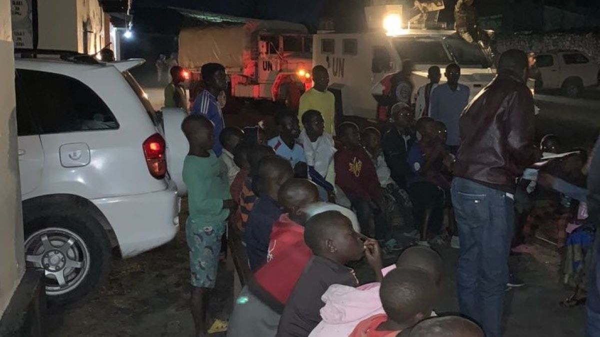 Sake 50 enfants M23 et FARDC Monusco évacué