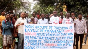 une manifestation organisée