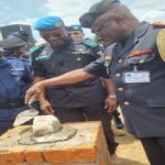 Ituri Pose de la première pierre du centre de commandement opérationnel de la PNC à Bunia