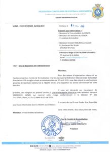 RDC - Foot : Belge Situatuala destitué, Innocent Kibundulu nommé nouveau SG de la FECOFA