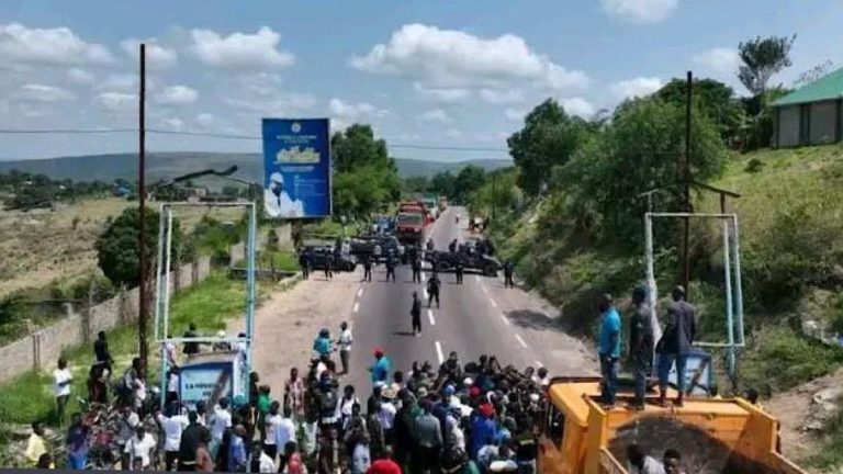 Moïse Katumbi bloqué à mont ngafula