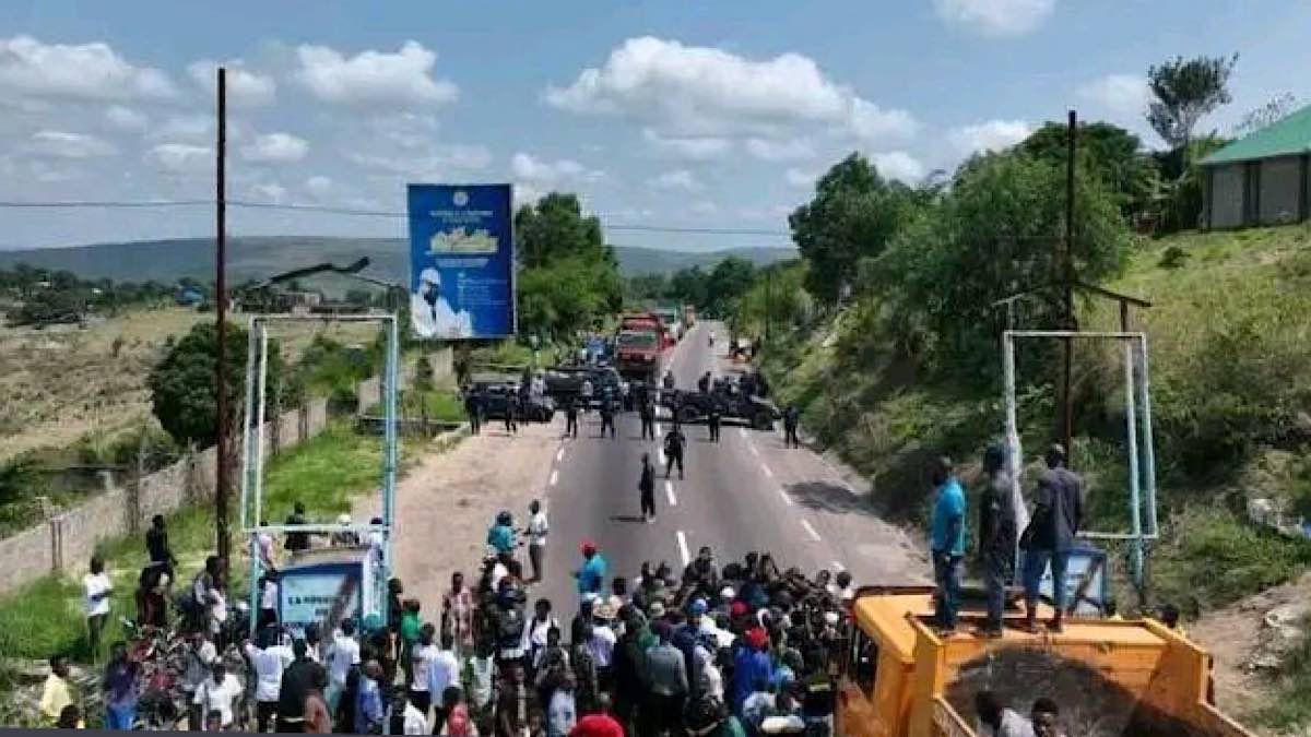 Moïse Katumbi bloqué à mont ngafula