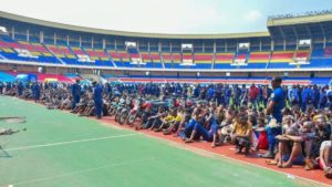 Kinshasa, RDC Plus de 1000 délinquants présentés à Peter Kazadi, le Vice-Premier Ministre chargé de l'Intérieur