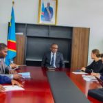 La mission d'observation électorale de l'UE en RDC en préparation réunion entre le VPM Kazadi Peter et Vincent Ringenbert