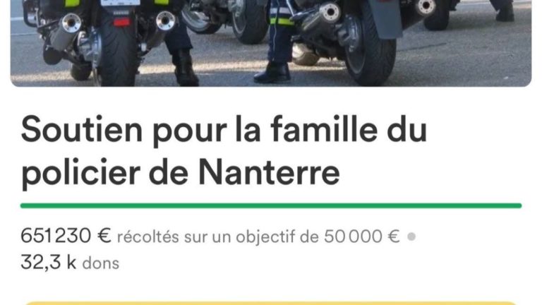 Police Nanterre Naeil 17 ans soutien financier