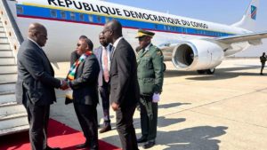 Félix Tshisekedi à Harare