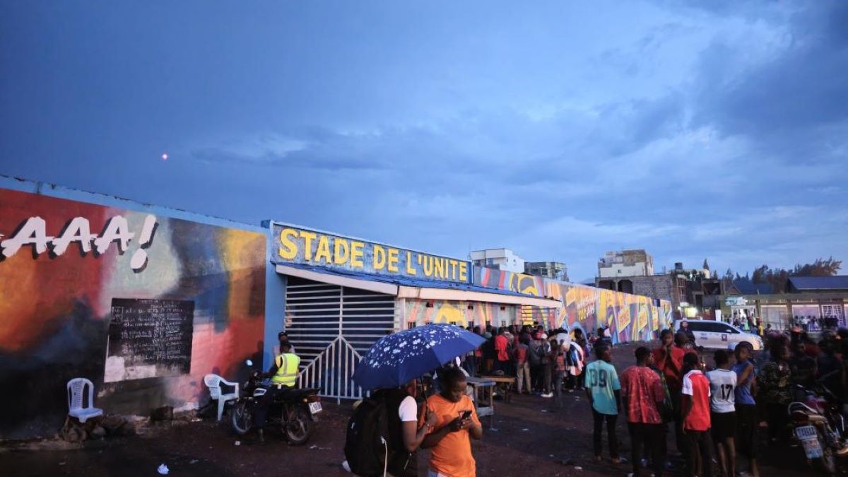 Goma explosion Stade de l'unité