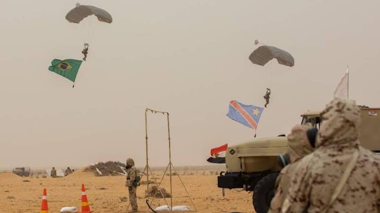 FARDC en Égypte : Le Drapeau de la RDC à l'Honneur lors de Bright Star 2023