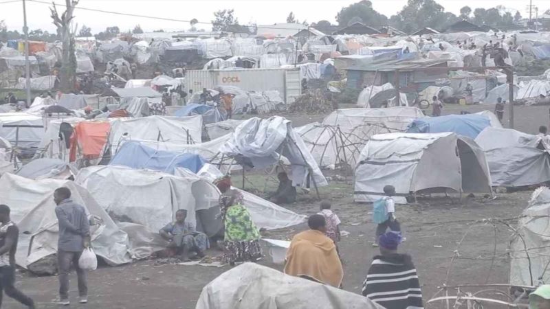 Goma : l'explosion d'une bombe signalée au camp des déplacés de Mugunga