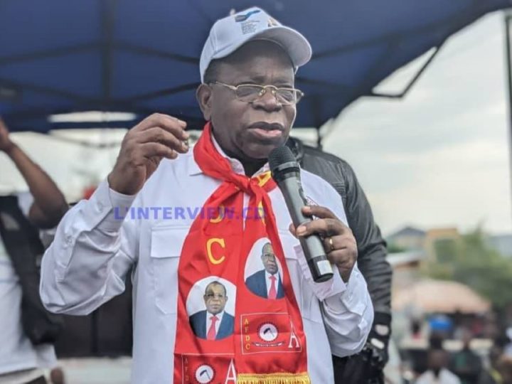 Modeste Bahati Lukwebo en Campagne à Goma pour la Réélection de Félix Tshiseked