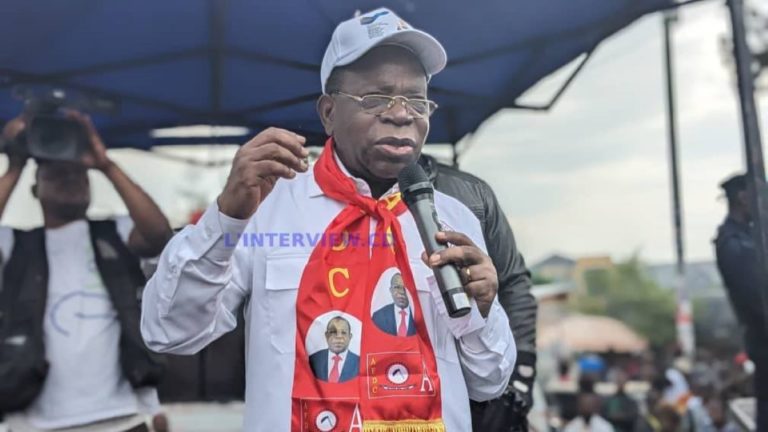 Modeste Bahati Lukwebo en Campagne à Goma