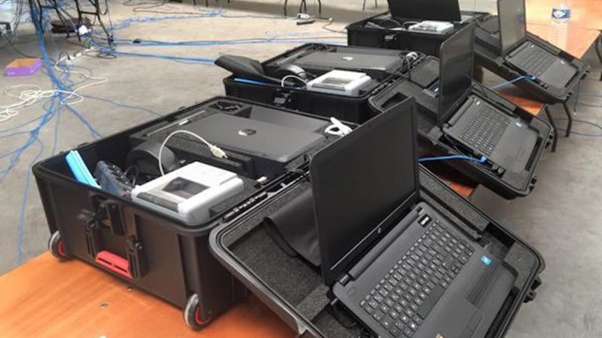 Matériels de Vote ceni rdc machine à voter