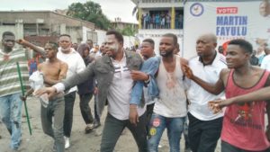 militants de l’ECIDE manifestaient à Kinshasa