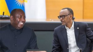le président burundais Évariste Ndayishimiye ET Rwandais Kagame