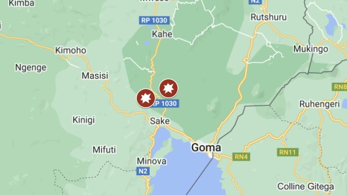 Sake M23 nord Kivu Goma