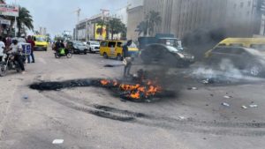 Manifestations à Kinshasa USA