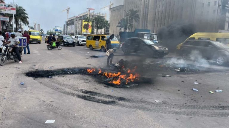 Manifestations à Kinshasa USA
