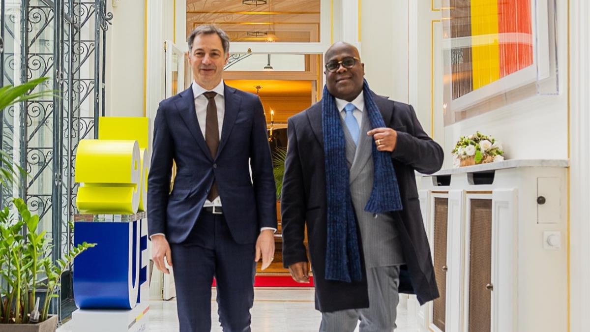 Tshisekedi à Bruxelles Alexander Decroo