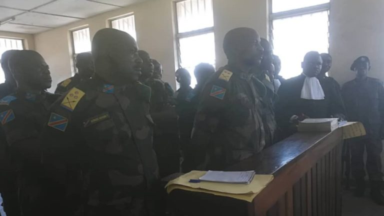 Nord Kivu 11 officiers du 223 eme bataillon jugés pour fuite devant l'ennemi