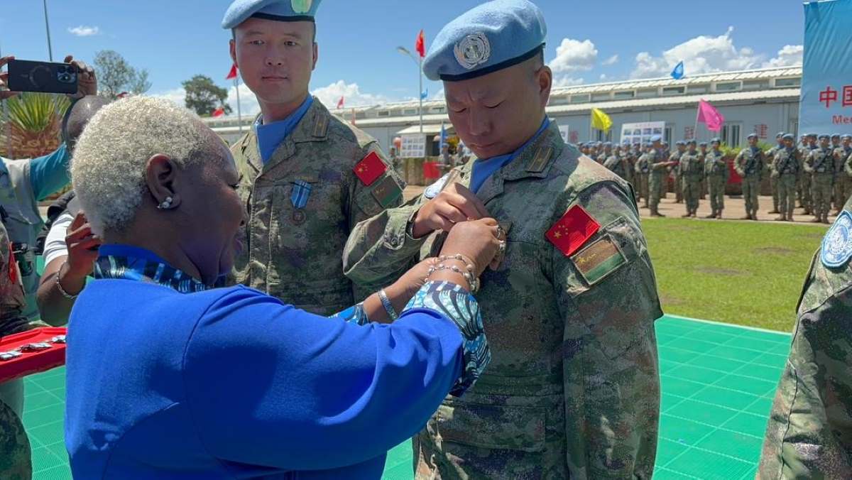 Pourquoi Les Casques Bleus N'interviennent Pas En Ukraine Fin de Mission pour les Casques Bleus Chinois en RDC Après Plus de 20 Ans
