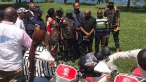Le Gouverneur du Nord-Kivu distribue 56 motos pour renforcer les services provinciaux