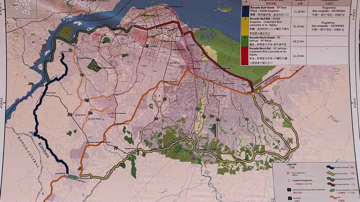 Routes périphériques à Kinshasa