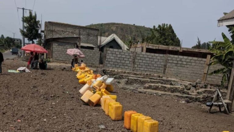 Goma Pénurie d'eau potable