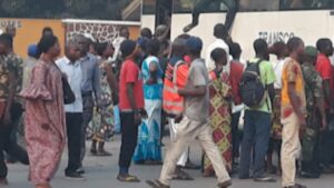 Kinshasa Pénurie de transport