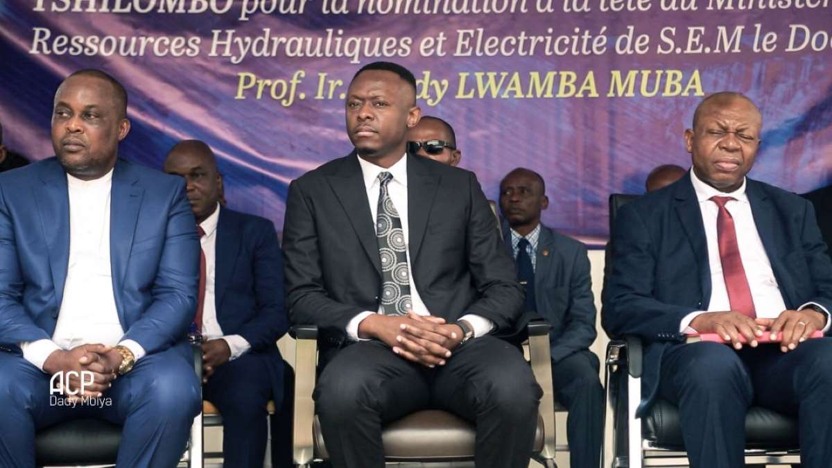 ministre des ressources hydrauliques et de l' électricité, Teddy Lwamba