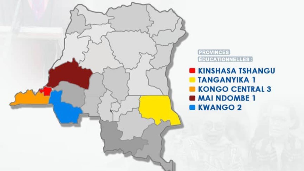 l'Examen d'État 2024 pour les provinces éducationnelles de Kinshasa-Tshangu, Tanganyika 1, Kongo Central 3, Maï-Ndombe 1, et Kwango 2