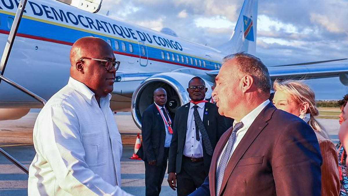 Félix Tshisekedi en Hongrie