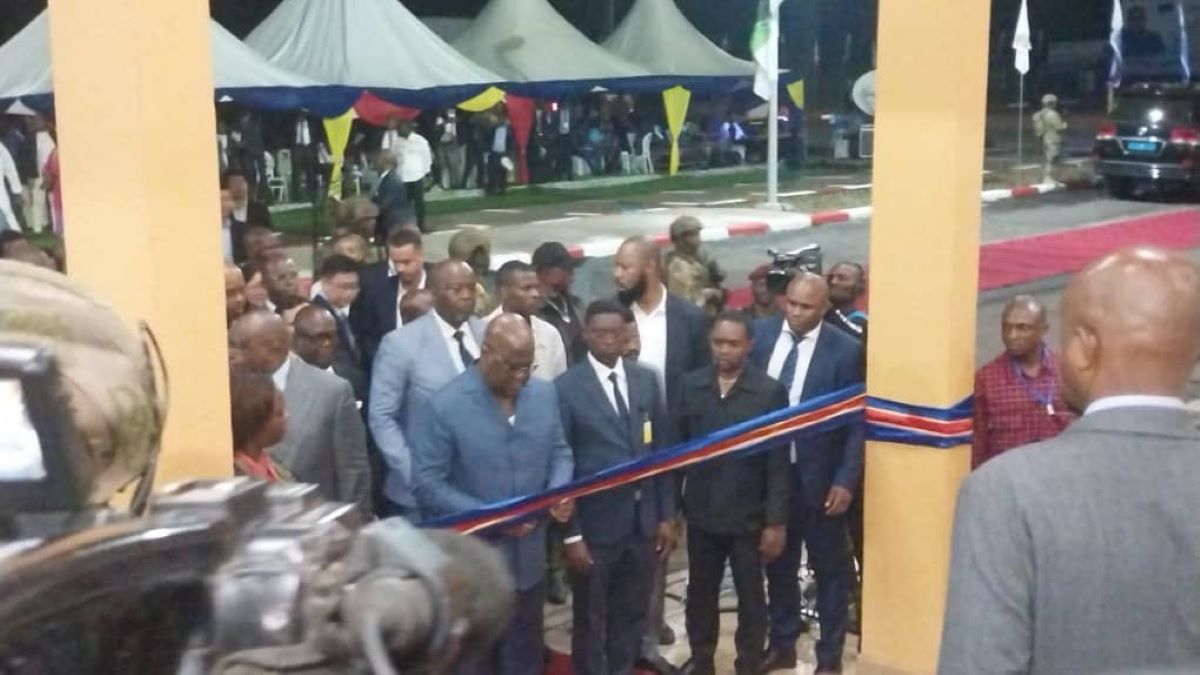 Aéroport de Bangboka Kisangani inauguration
