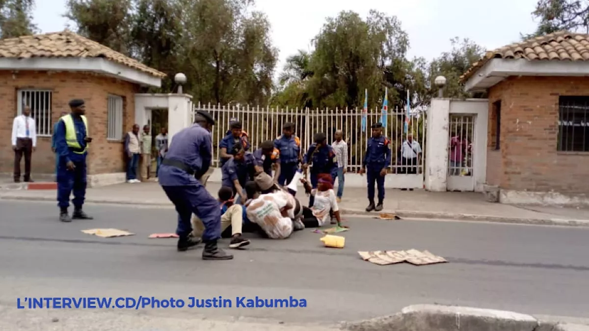 Goma: le sit-in de la Lucha réprimé brutalement par les forces de l’ordre