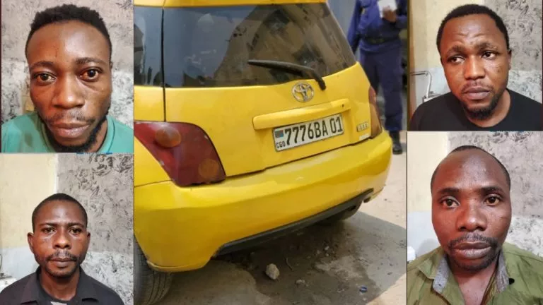 police kinshasa arrestation bandit