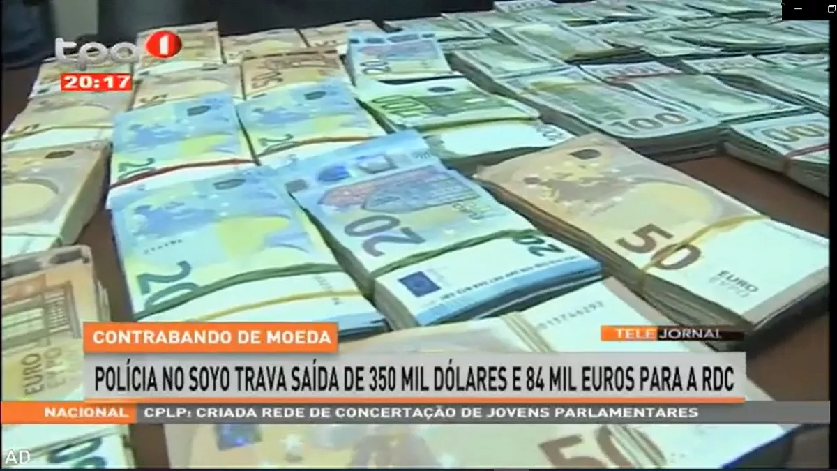RDC: la police angolaise a saisi plus de 350 mille dollars à la frontière de Soyo