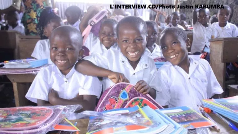 moïse katumbi promoteur de l'école fournitures scolaires