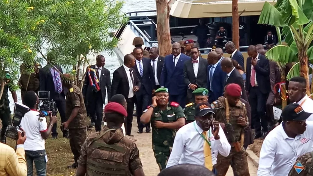 Sud-Kivu/Inauguration laboratoire IITA: Félix Tshisekedi est arrivé à Kalombo