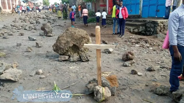 Goma élève tuée par la police