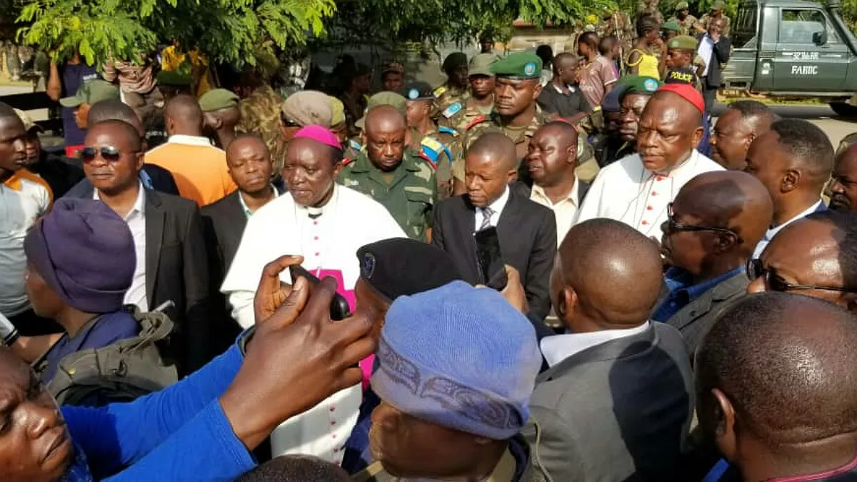 Beni : Fridolin Ambongo appelle la population à ne pas perdre l’espérance en Dieu et en l’armée