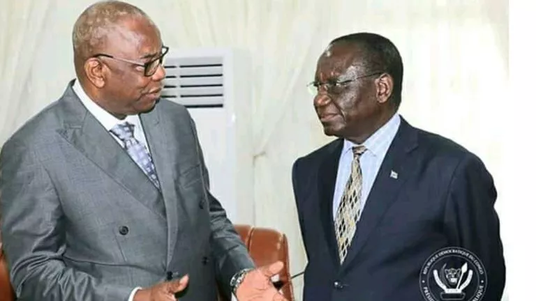 le premier ministre Ilunkamba et Vpm Gabriel Kakonde