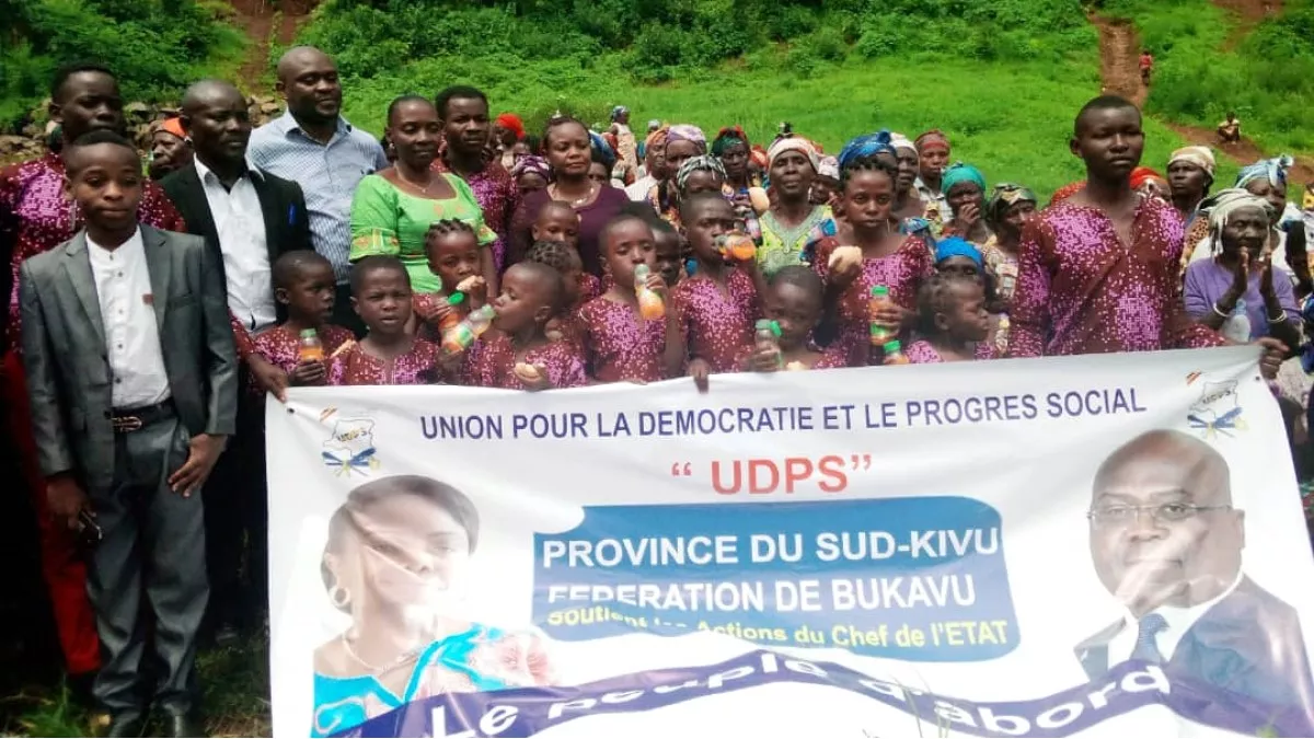 Bukavu – nouvel an : L’UDPS a remis des vivres aux veuves et orphelins dont les haricots et du riz