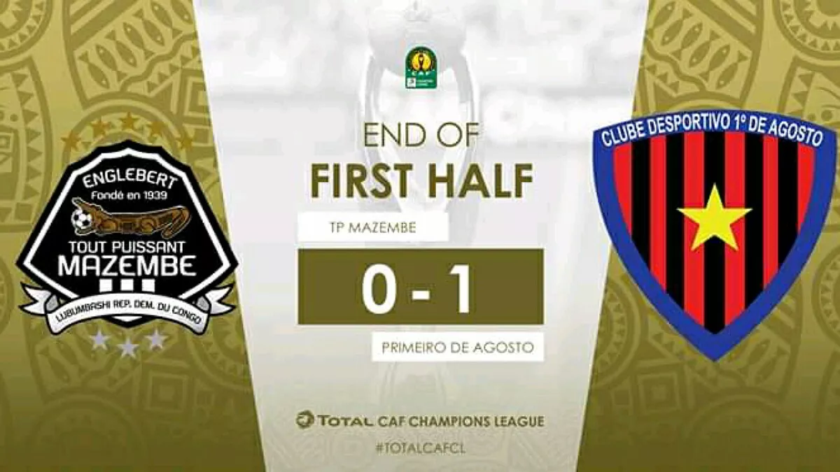 CAF-C1 : Mazembe est mené par Primeiro (1-0) en cours