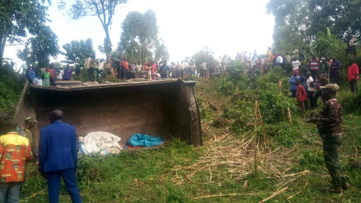Nord-Kivu : Au moins 4 morts et 15 blessés dans un accident de circulation à Rutshuru
