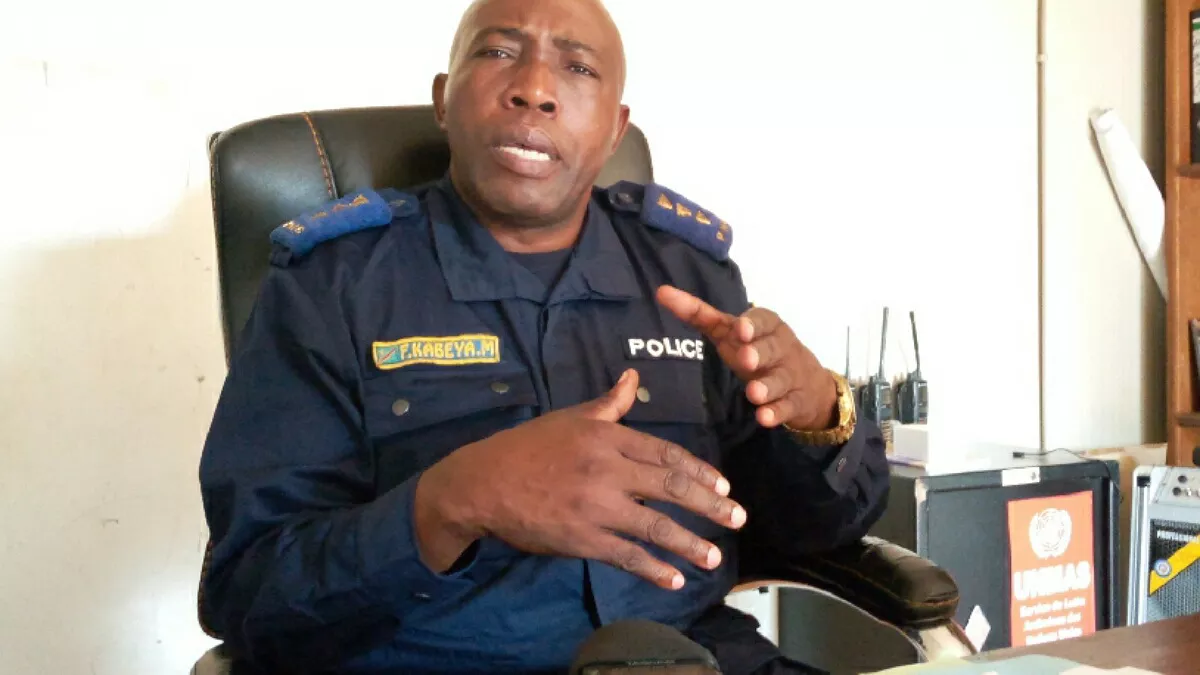 Insécurité à Beni : ” Les policiers ne doivent négliger aucune alerte de la population ” ( Colonel François)