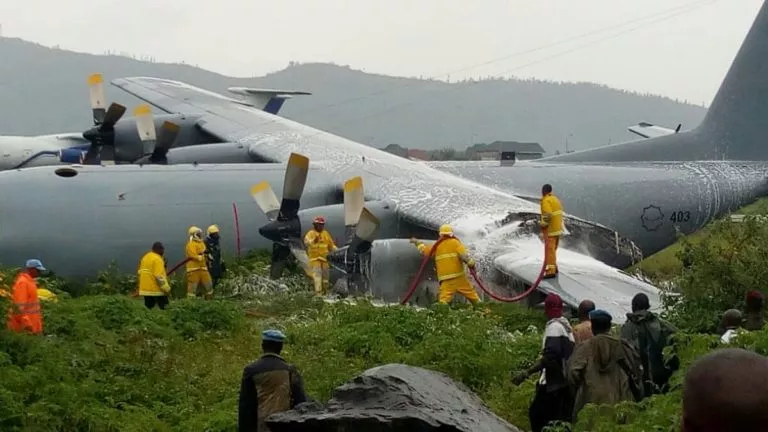 crash d'un avion à Goma