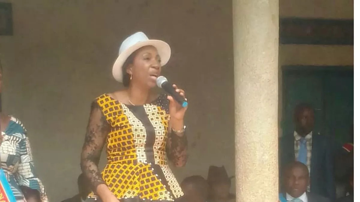 Jeanine Mabunda à Beni : “Je suis venue pour exprimer ma solidarité dans votre souffrance “