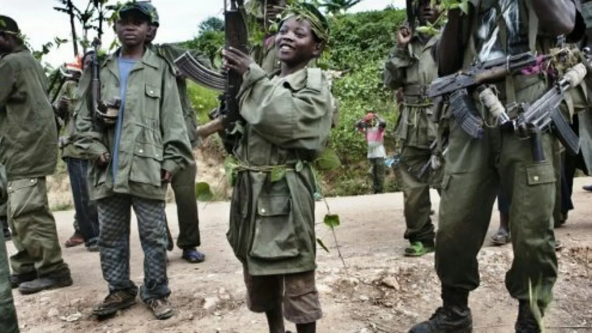 Journée des enfants soldats : Environs 3500 enfants croupissent toujours dans les groupes armés au Grand Nord ( déclaration parlement d’enfants Beni )