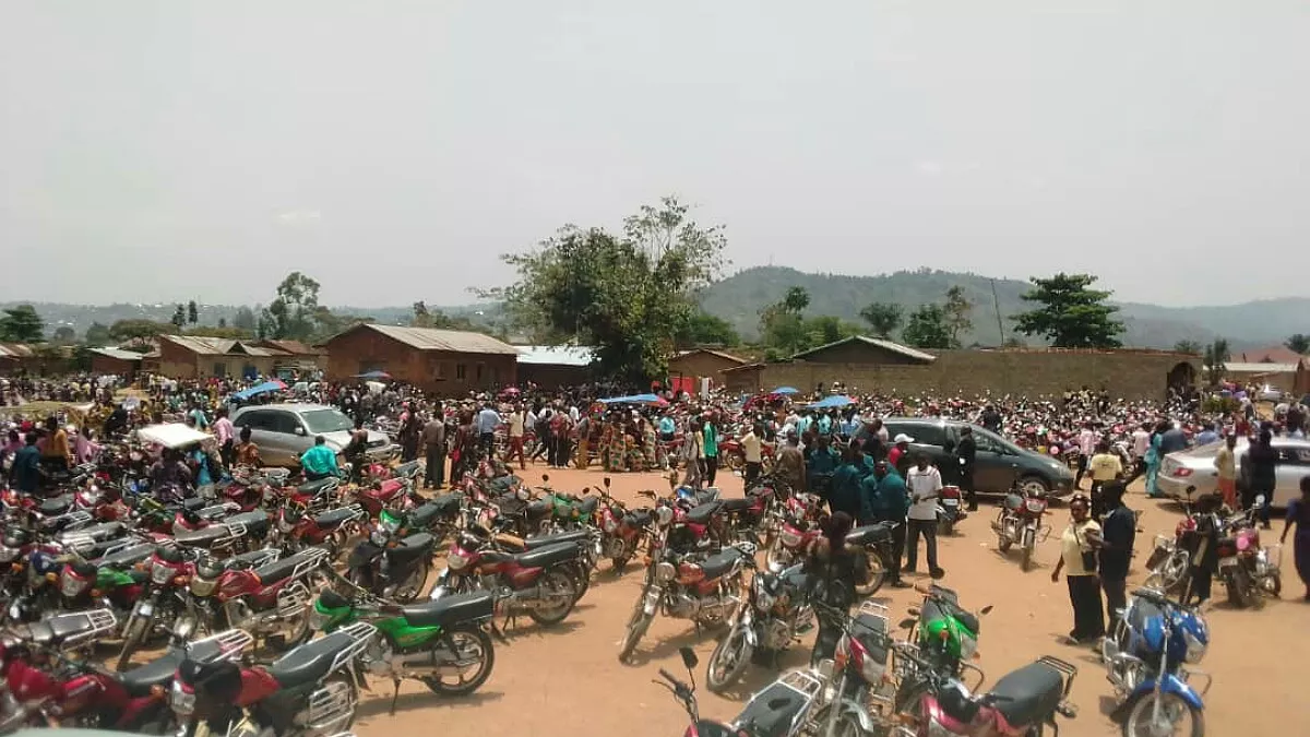 Beni : les taximen motos rendent hommage à leurs collègues décédés en 2019