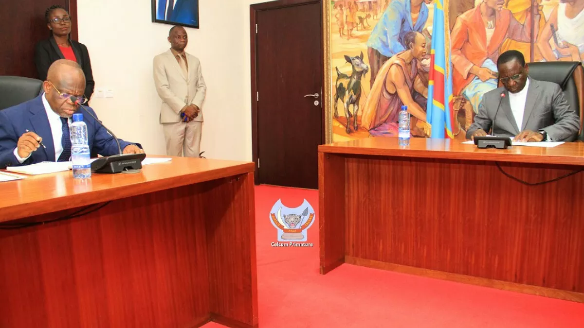 RDC – mobilisation des recettes : le 1er ministre Ilunkamba reçoit les explications du DG de la DGI