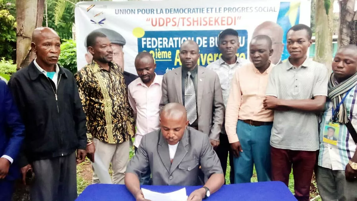 Sud-Kivu : les comités sectionnaires de l’UDPS soutiennent la nomination par la hiérarchie de Kalimba Odom président intérimaire de la fédération rurale